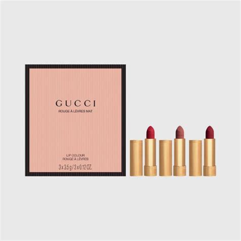 gucci lipstick trio set